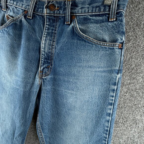 VTG Levi’s 505 Orange Tab Denim Jeans Blue Regular Straight Cut ACTL 30X26 - Picture 4 of 16